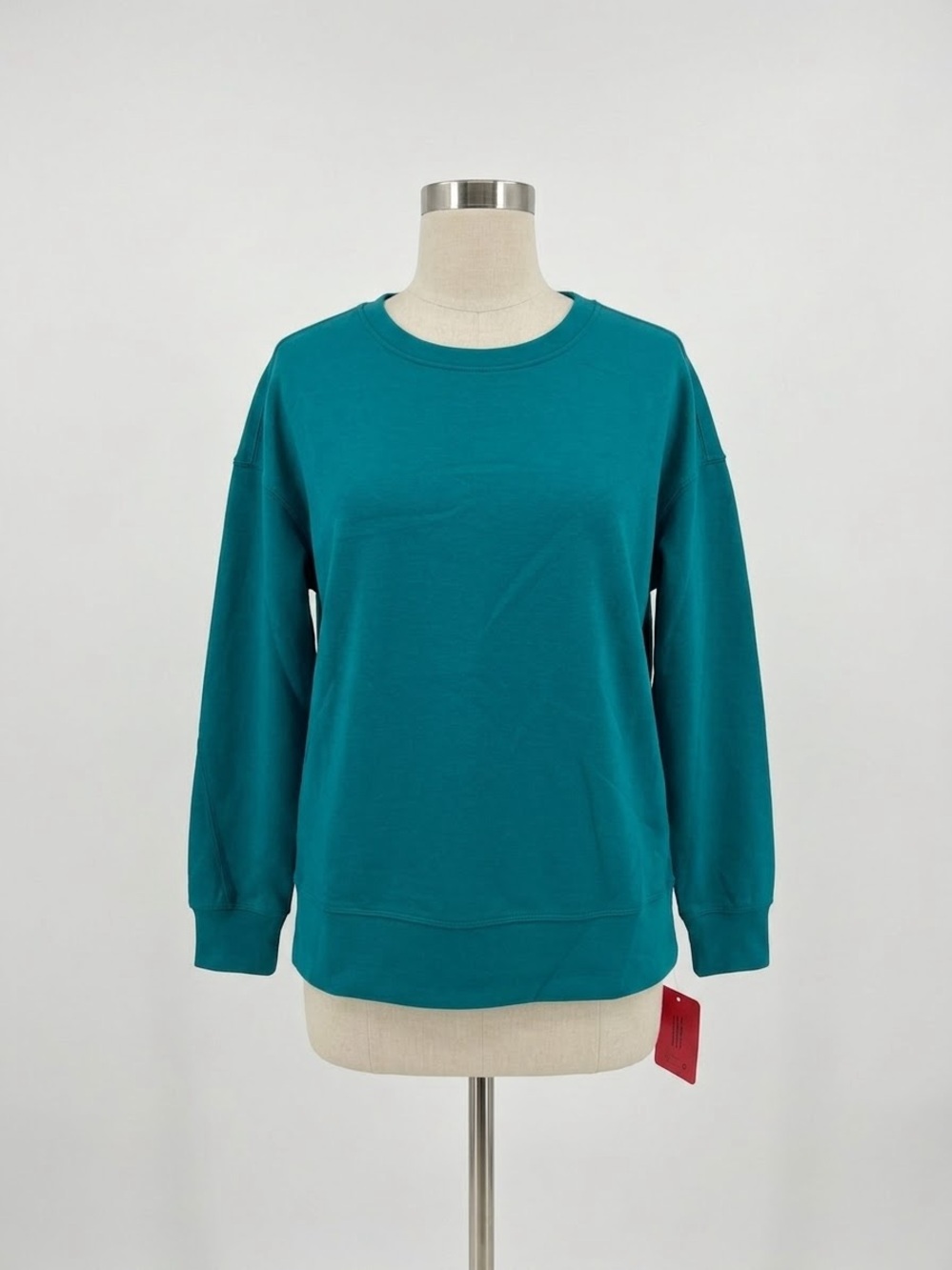 Teal Women's Crewneck Pullover Sweater